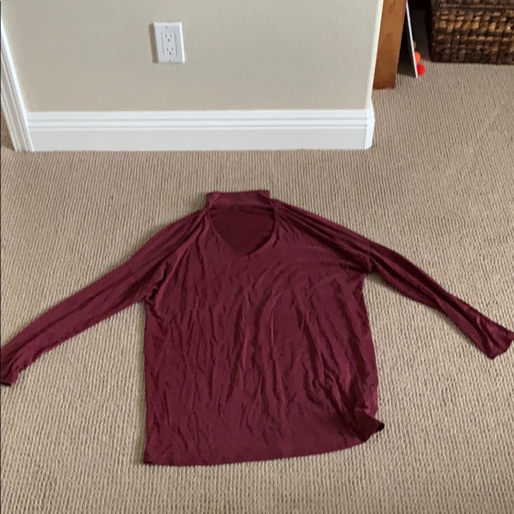 Trouve maroon blouse